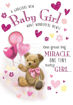 Picture of GORGEOUS BABY GIRL CARD
